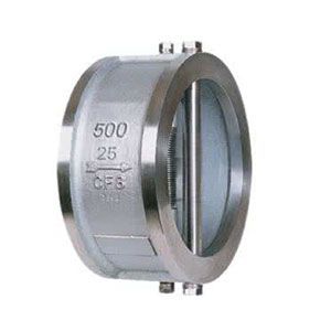 對(duì)夾蝶式止回閥