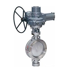 DT973H電動(dòng)對(duì)夾式彈性金屬硬密封蝶閥