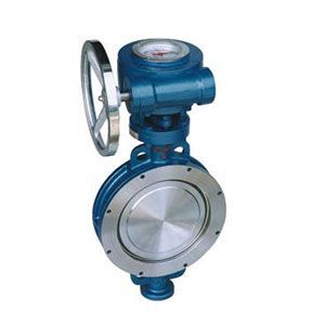 蝸輪對(duì)夾式彈性金屬硬密封蝶閥