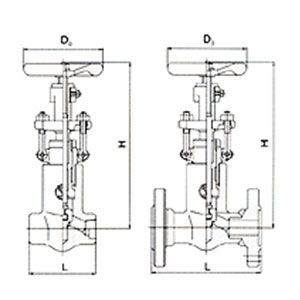 J61_41_H_Y鍛鋼自緊密封截止閥