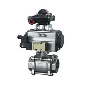 氣動二片式內(nèi)螺紋球閥