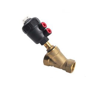 氣動黃銅角座閥